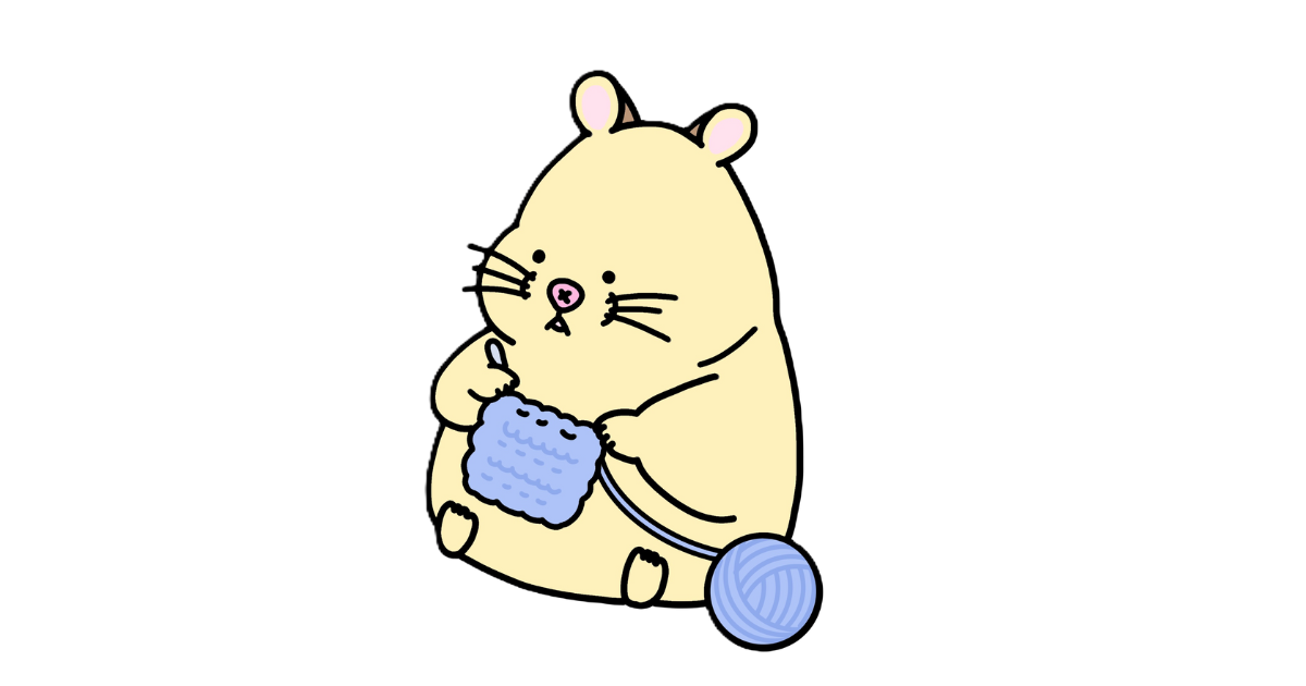 編んでいると手がかさつく理由がコットン毛糸にあるかもしれないことを示すイラスト画像